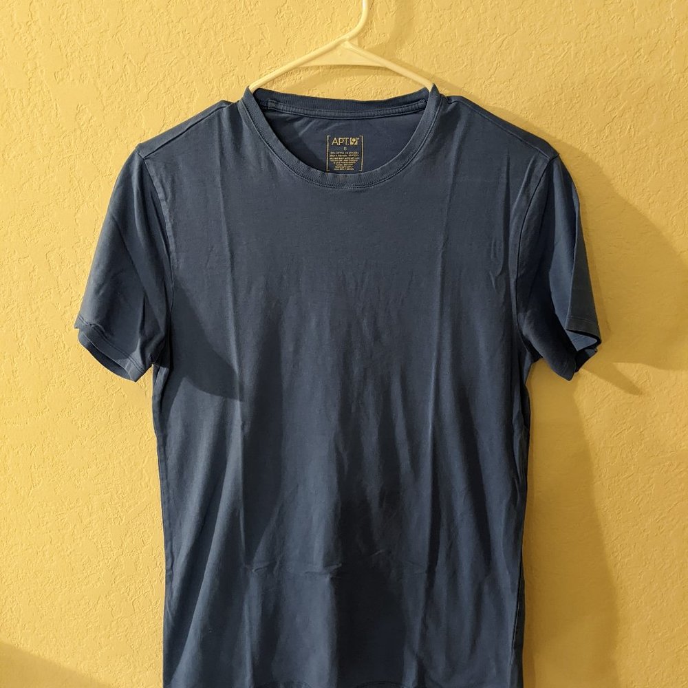Men’s Apt. 9 T-Shirt Bundle – Size Small – Blue, Green, Gray – Soft Stretch Tees